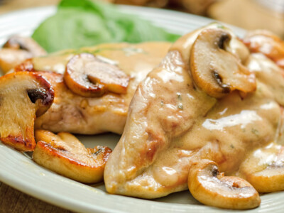 This easy Mushroom Chicken recipe is a rich, savory dish everyone will love! Why pay restaurant prices when you can make it at home in just 10 minutes? It’s creamy, delicious, and feeds the whole family for less than the cost of one meal out!