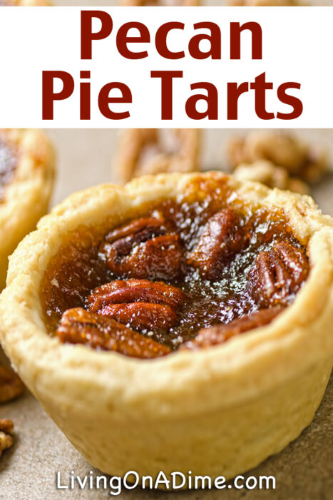 This easy pecan pie tarts recipe makes tasty mini pecan pies that are so easy for parties and get-togethers! You'll be able to serve these pumpkin pie tarts without having to worry about the cutting and the mess, so you can get back to enjoying time with your guests!