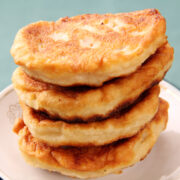 This easy potato pancake recipe makes a tasty side dish that works well in place of potatoes, rice or bread with chicken, beef or pork. This recipe is an easy and delicious way to use leftover mashed potatoes.