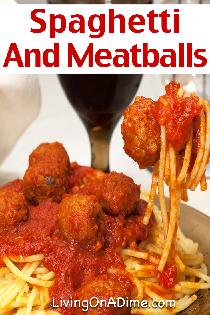 This easy spaghetti and meatballs recipe is another of our easy meals from Dollar Tree. Our kids love spaghetti and meatballs. It is a filling and versatile meal that most picky eaters will love. Serve with a quick frozen vegetable like broccoli or mixed vegetables for a complete family meal. Click here for more recipes for quick and easy meals from Dollar Tree!