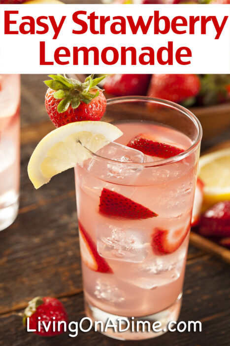 Here's an easy and refreshing strawberry lemonade perfect for warm days. A reader shares ideas for keeping it cool without getting diluted!
