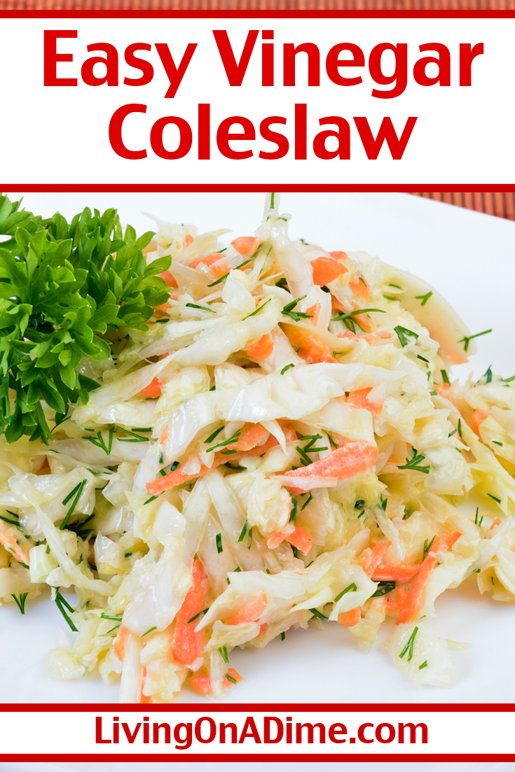 Easy Vinegar Coleslaw Recipe Tangy And Delicious!