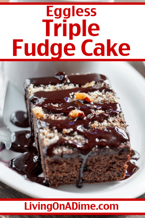 This easy-to-make eggless triple fudge cake is a chocolate lover’s dream, featuring three kinds of rich, decadent chocolate in every bite! Moist, indulgent, and packed with flavor, it’s the perfect dessert for any occasion.
