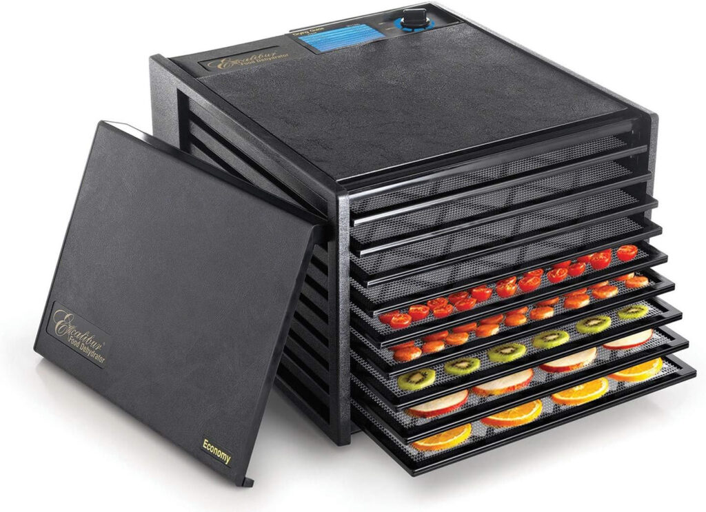 What size food dehydrator do you need to dehydrate and store food? In this post, Jill shares what she uses and how to decide which dehydrator you should get.
