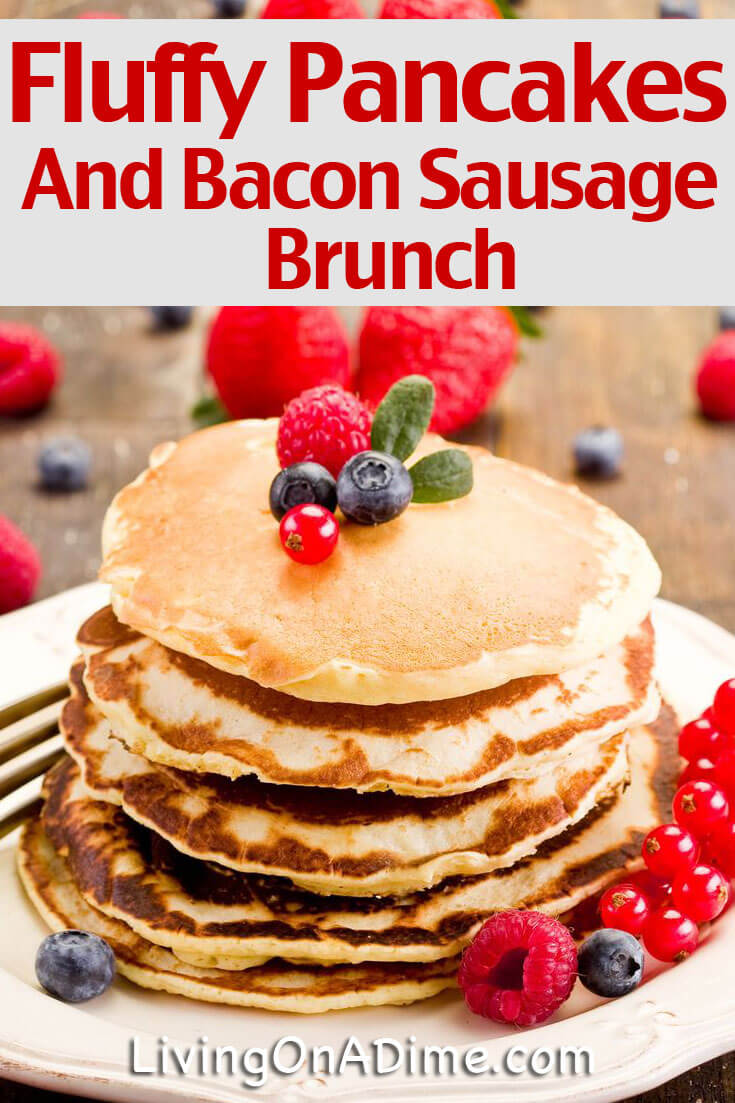 Easy Brunch Ideas And Recipes - Fluffy Pancakes Recipe And More