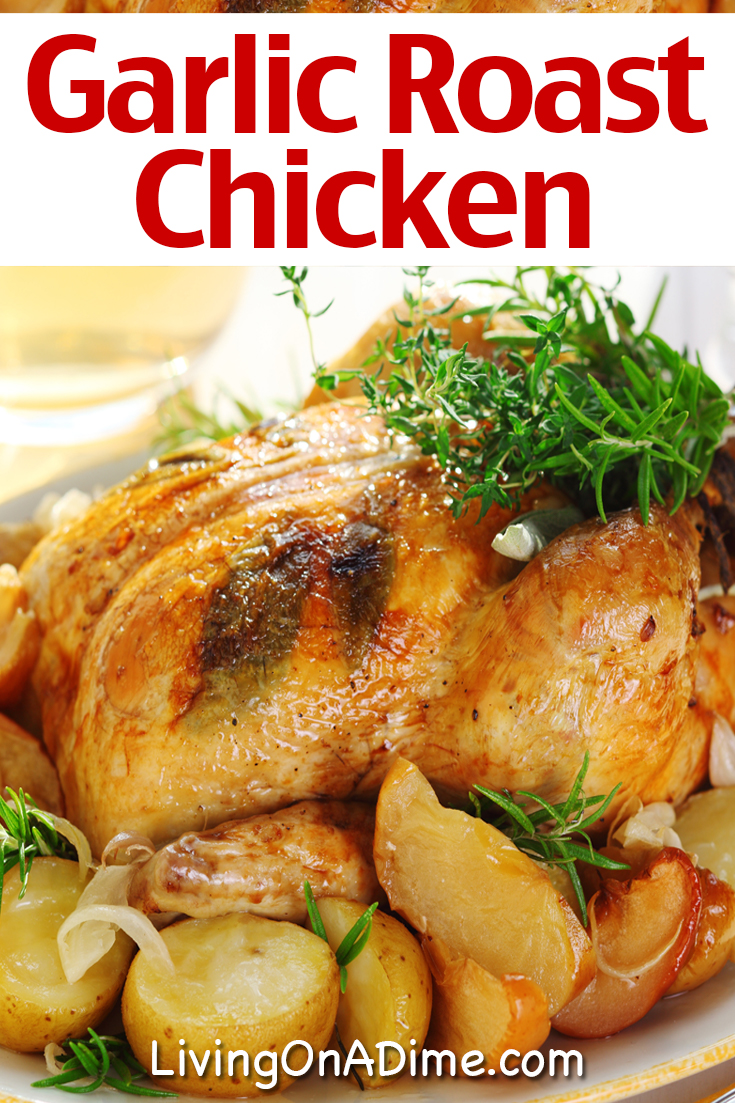 Easy Garlic Roasted Chicken Crockpot Meal
