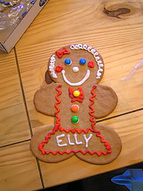 For the last 25 years mom has made these cute gingerbread men for Christmas. The best part is that they taste even better than they look!