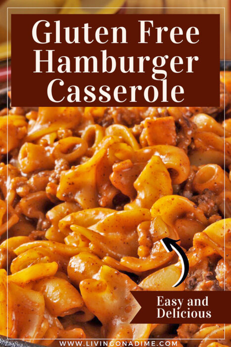 If you're gluten free, you can still enjoy the delicious flavor of hamburger casserole! Here's an easy gluten free hamburger casserole recipe you can make in about 10 minutes, a perfect dinner you will enjoy a lot more than bland store bought gluten free food!