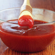 Here is Grandma's easy homemade barbecue sauce recipe! It's quick and easy to make with ingredients you already have on hand, so you can mix it in a hurry or make it ahead of time and keep it in the refrigerator!
