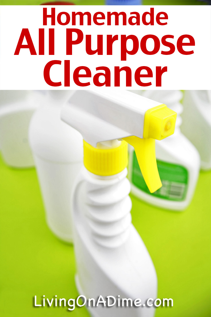 Homemade All Purpose Cleaner Recipe