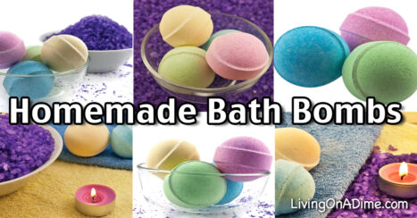 This homemade bath bombs recipe can be made at home with a few easy to get ingredients. Pamper yourself and reduce stress without spending a lot of money!