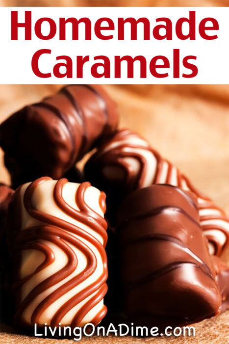 This homemade caramels recipe makes decadent chewy homemade caramels, perfect as-is but also tasty dipped in chocolate! It's a great Christmas candy recipe for the caramel lover in your family. Find this recipe and 25 of the best easy Christmas candy recipes here!