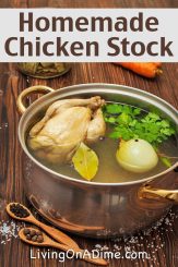 Homemade Chicken Stock Recipe - Super Easy 5 Minute Prep!