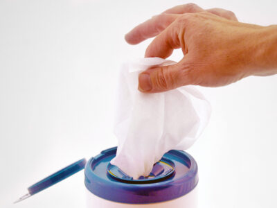 If you love Clorox disinfecting wipes, this Homemade Clorox Wipes recipe makes a handy, inexpensive alternative to quickly disinfect that works just as well and costs a lot less.