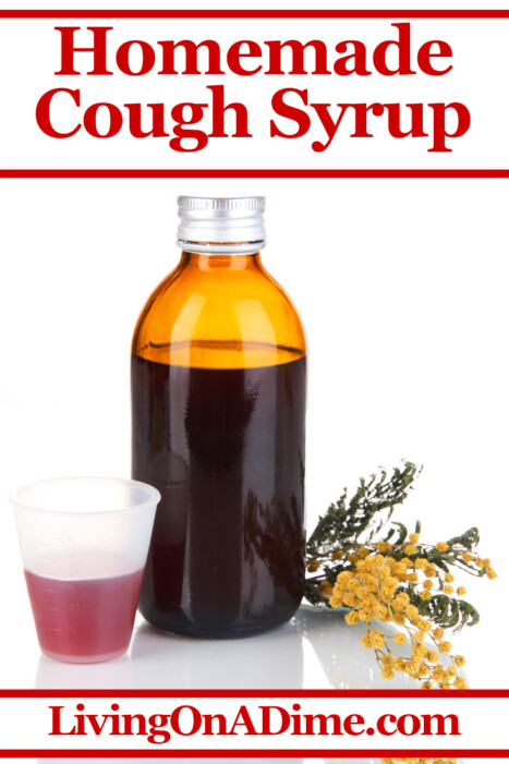This homemade cough syrup recipe makes a cough remedy that's great if you run out or if you prefer one where you know all the ingredients.