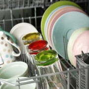 This homemade dishwasher detergent recipe is one of those super simple recipes that people don't think to make but can save you a lot! The best part is it takes less than 2 minutes to make!