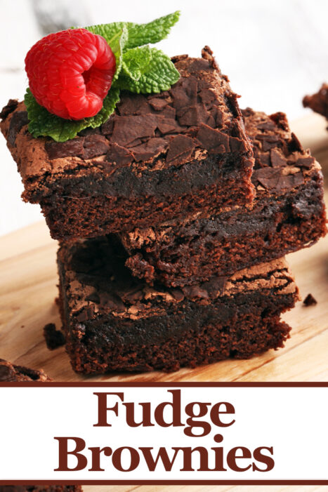 This easy fudge brownies recipe makes mouthwatering homemade fudge brownies using ingredients you already have at home! With just 5 minutes prep, then bake and you'll be savoring these heavenly brownies in no time! Perfect for satisfying your sweet tooth or sharing with friends and family!