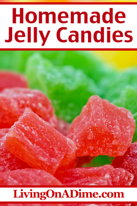 These Homemade Jelly Candies are perfect for the jelly candy lover in your family! Soft and jiggly with a sugary crust, they're sure to please! You'll also find 25 of the best easy Christmas candy recipes all in one place!