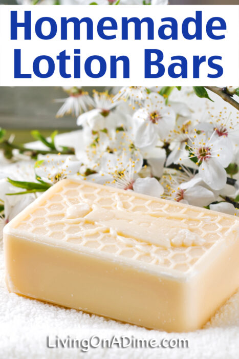 This easy homemade lotion bars recipe make lotion bars that are an easy way to treat or prevent dry skin, especially in the winter when skin on your hands tends to dry and crack. I keep these all around the house and even prepare them for the kids so they have an easy way to sooth dry skin, even when at school.