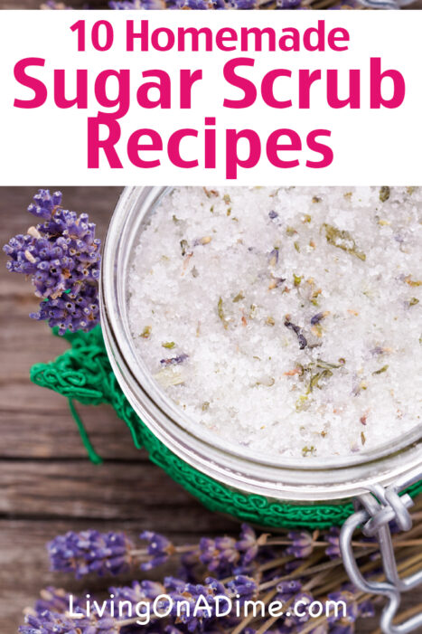 These easy homemade sugar scrub recipes can be made with ingredients you already have at home! They make great gifts and are nice for a luxurious break!