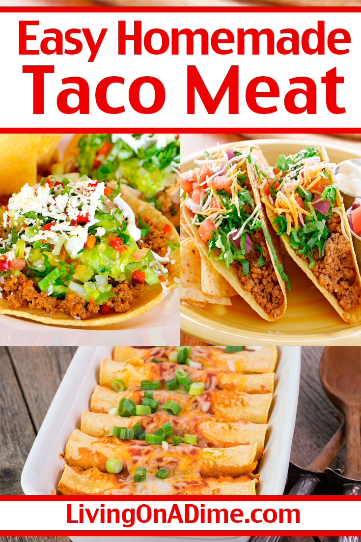 Homemade Taco Meat Recipe For Tostadas, Enchiladas And More!
