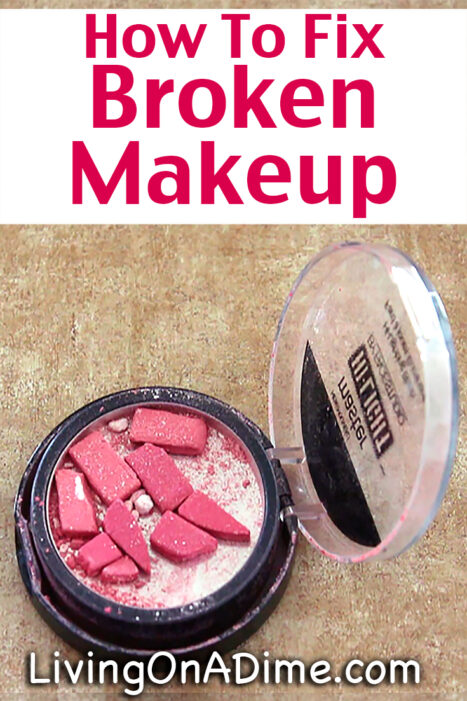 Have you ever broken a favorite makeup, but hesitated to throw it away? Did you know you can fix broken makeup in 30 seconds? Here's an easy way to fix it!