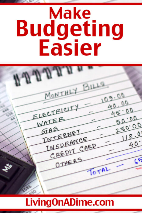 Many people struggle with budgeting because they make it too complicated. Here are some ideas about how to make budgeting easier to set you up for success!