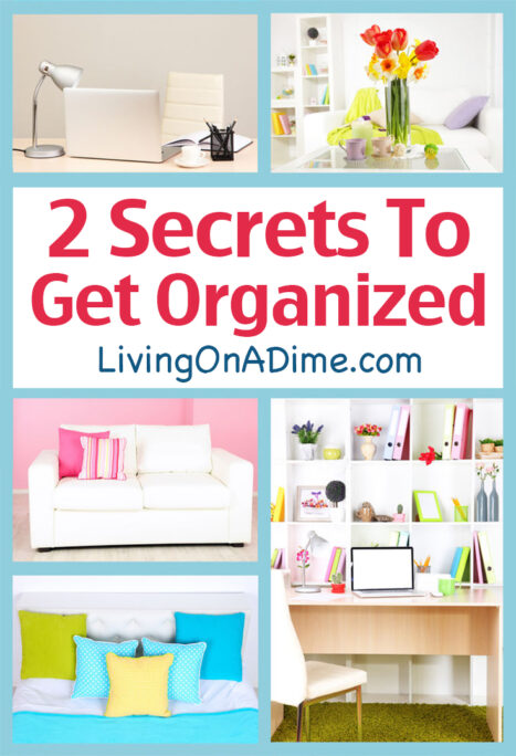 How to start organizing. Getting organized can be a big job but these easy steps can help you get your clutter under control! Don't put it off anymore!