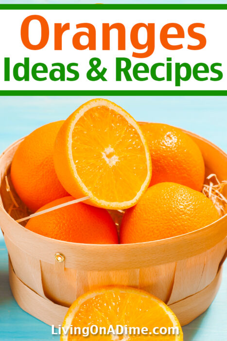 Do you have a bunch of extra oranges and are wondering what to do with them? Here are 8 easy ideas and recipes using oranges that you're sure to love!