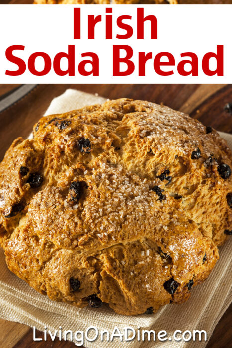 This traditional Irish soda bread is a classic favorite bread with a firm crust, a dense texture, and a slightly sour flavor. It is great served with Irish stew. Eat leftover soda bread toasted or use for French toast.