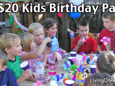 Many people spend $200-$1000 for kids’ birthday parties, but is that necessary? Here are some kids birthday party ideas they will love for just $20!