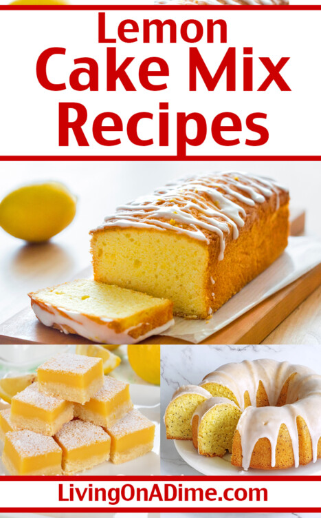These easy lemon box cake mix recipes create sweet, delicious desserts with just a few ingredients. From lemon lava cake to creamy bars, bundt cake, cookies, and more, these cake mix recipes deliver big flavor with simple steps.