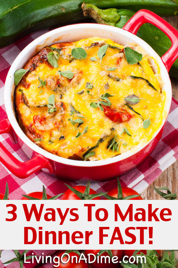 3 Ways to Make Dinner FAST! Cooking Made Easy!