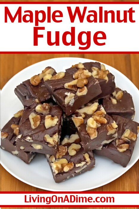 This Maple Walnut Fudge recipe makes a quick and easy treat with rich chocolate flavor, crunchy walnuts, and a hint of maple sweetness in every bite. Made with just a few simple ingredients, it's an easy fudge recipe that's perfect when you need a delicious dessert without a lot of work.