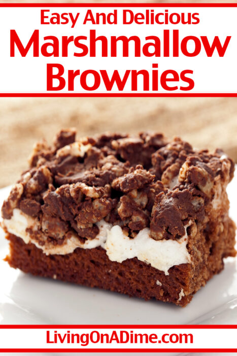 This easy Marshmallow Brownies Recipe is a super simple brownie recipe your family is sure to love! It makes deliciously decadent brownies packed with chocolate, peanut butter, marshmallows and more! They're perfect for get-togethers and potlucks!