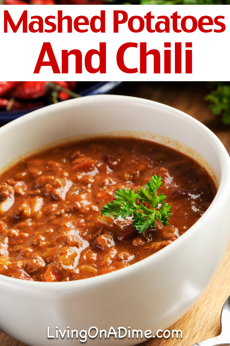 This easy mashed potatoes and chili recipe is a hearty and tasty recipe for a quick family meal. It is a simple and easy meal option you can make with ingredients available at Dollar Tree stores. If you've had a rough day and need something super easy, bypass the fast food place and get out of the kitchen fast! Click here for more recipes for quick and easy meals from Dollar Tree!
