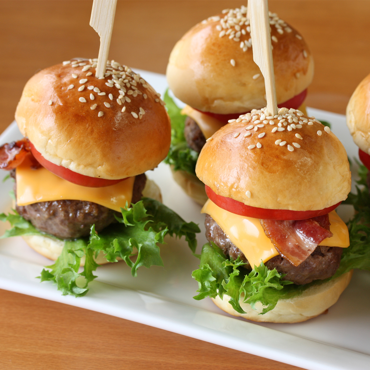 White Castle Style Mini Hamburgers - Mushroom Spinach - Living A Dime