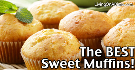 This best sweet muffins recipe makes moist, sweet and delicious muffins your family is sure to love! Perfect for breakfast or a yummy snack!