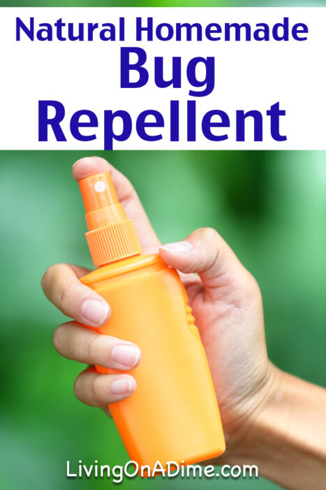 This natural homemade bug repellent recipe is easy to make with essential oil and ingredients you have at home. Keep mosquitos and bugs away!