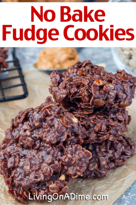 This easy no bake fudge cookies recipe is a great recipe that your family and kids will love! Super easy to make and delicious anytime!