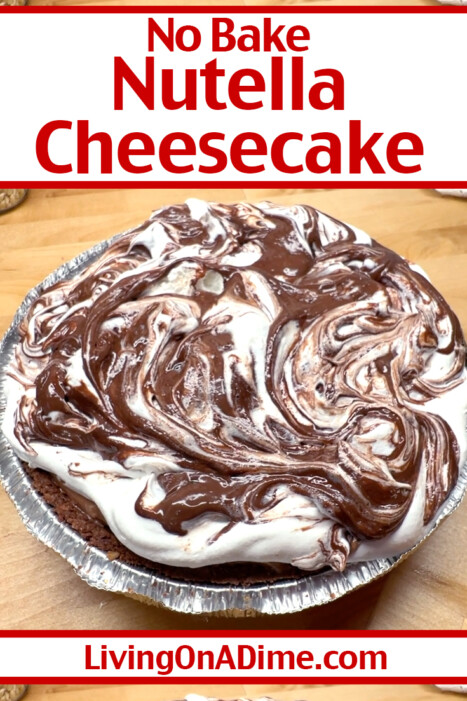Rich, creamy, and loaded with Nutella, this no-bake Nutella cheesecake is the perfect easy dessert for any chocolate lover! With just a few simple ingredients and no oven required, you can whip up this decadent treat in minutes!