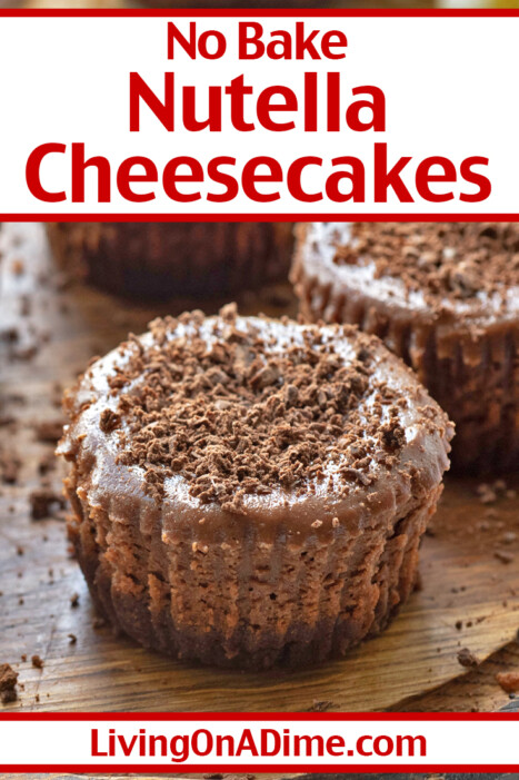 This No-Bake Nutella Cheesecakes recipe makes the perfect creamy, chocolatey, no-bake delight that’s easy to make and sure to impress. With a crunchy Oreo crust and a rich, smooth Nutella cream cheese filling, they’re a decadent no bake treat!