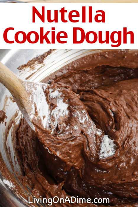 This Nutella Cookie Dough recipe makes the ultimate no-bake treat! Creamy, rich, and made with ingredients you likely have on hand, it comes together in minutes. A swirl of Nutella adds that irresistible chocolate-hazelnut flavor. Safe to eat raw and super easy—just mix, scoop, and enjoy!