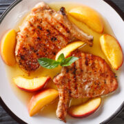 Looking for a delightful and flavorful dish that combines the sweetness of peaches with succulent pork chops? This peachy pork chops recipe is a perfect blend of savory and sweet, creating a harmonious symphony of flavors that will leave your taste buds dancing with joy. It's a perfect way to use pork chops and the kids will love it!