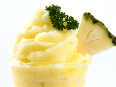 This pineapple whip recipe makes a cool and fruity summer treat that tastes like the Dole Whips you can get at Disney. Perfect for kids and hot days!