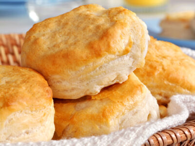 This easy Popeyes biscuit recipe copycat makes delicious buttery biscuits like the ones at Popeye's chicken restaurants. Just 4 ingredients!