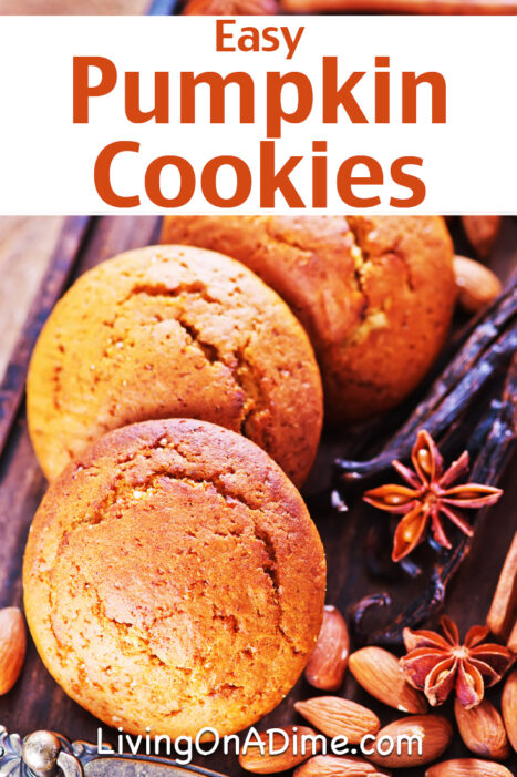 This pumpkin cookies recipe is an easy spice cookie that everyone will love! It's a great fall treat that you can use as an after school snack for the kids!