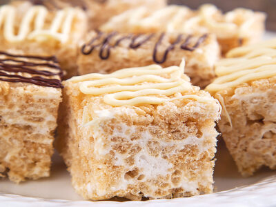 Here are some easy homemade rice krispie treats recipes along with lots of variations and ideas for how to make rice krispy treats extra special. These are super easy to make and kids love them!