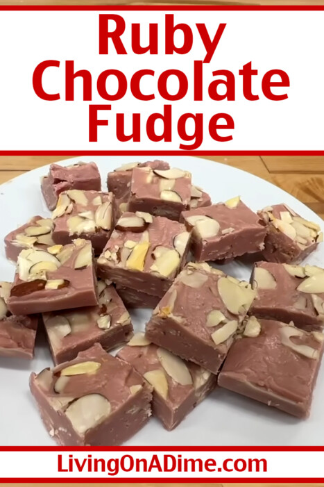 This ruby chocolate fudge recipe makes rich, creamy, and naturally pink fudge — an impressive treat that comes together with minimal effort. Made with just a few simple ingredients, it’s perfect for gifting, holidays, or quick sweet cravings!