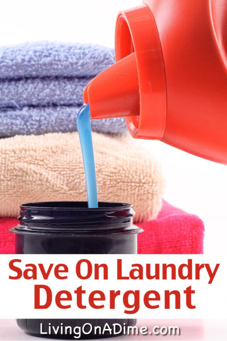 Does making homemade laundry detergent save money? Easy ideas to save on laundry detergent that you won't expect but can save hundreds of dollars a year.